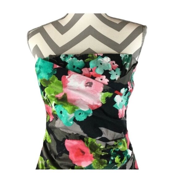 Speechless floral strapless dress size 7 - Picture 2 of 5